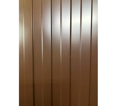 Профнастил С-8, 0.3 мм RAL 8017 CHI, 1.2х2 м.п.