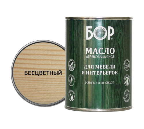 Масло для мебели и интерьеров Бор бесцветный 2л