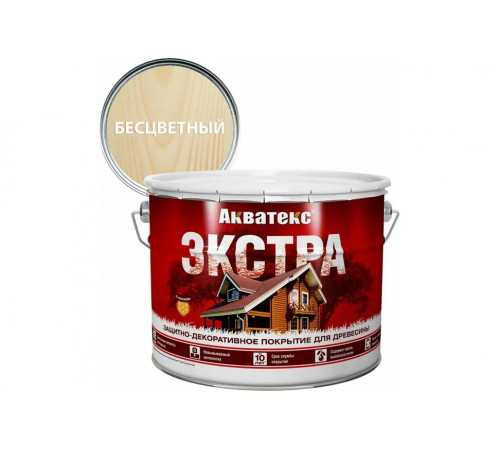 Основа алкидная Акватекс ЭКСТРА (бесцветный) 9л (новый дизайн)
