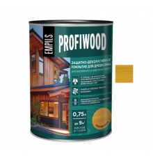 Защитно-декоративное покрытие для древесины EMPILS PROFIWOOD калужница 0,7 кг