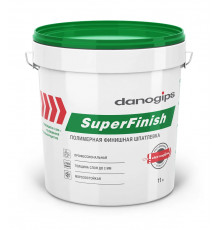 Шпаклевка готовая DANOGIPS SUPER FINISH полимерная финишная 11 л (18,1 кг)