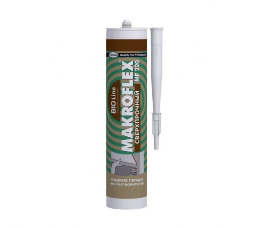 Клей монтажный МАКРОФЛЕКС Bio Line MF220 сверхпрочный 0,4кг