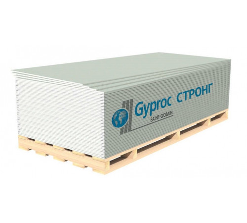 Гипсокартон ГКЛ Gyproc Стронг УК повышенной прочности 2500*1200*15 мм