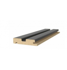 Профиль стартовый МДФ STELLA Beats De Luxe Black Lead 2700x66,5x16