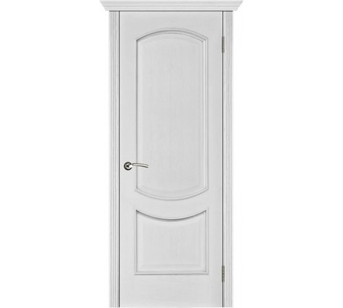 Дверь PORTE VISTA Лира глухая серебрянная патина тон 25 80, шпон