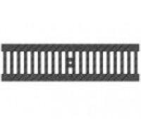 Решетка водоприемная GIDROLICA Standart DN100 C250 щелевая чугунная 500x136