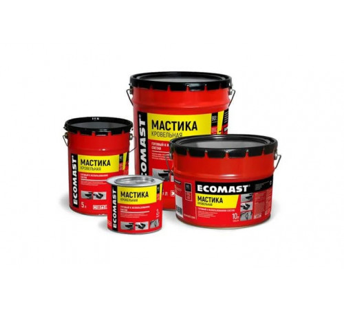 Мастика ECOMAST кровельная 5л