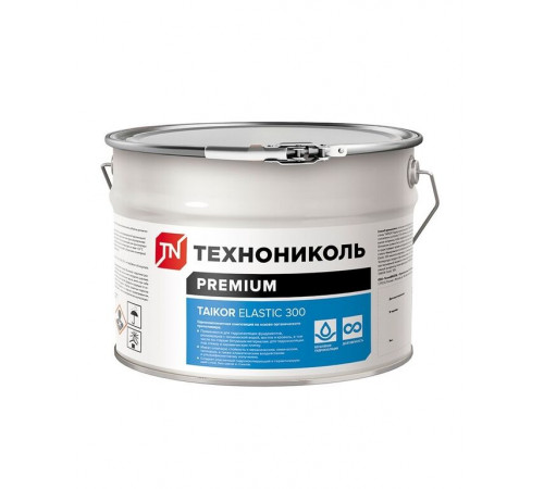 Композиция для гидроизоляции полиуретановая Taikor Elastic 300, белый 12кг