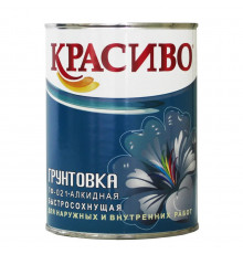 Грунтовка ГФ-021 темно-серая 2,7кг КРАСИВО
