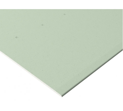 Гипсокартон ГКЛВ Knauf ГСП-H3-ПЛУК влагостойкий 1500*600*12,5 мм