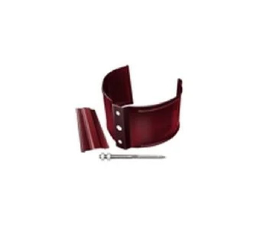 Кронштейн трубы на кирпич GL 90мм RAL 3005