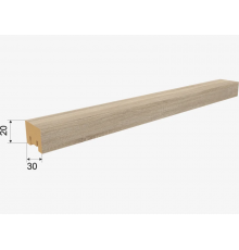 Рейка интерьерная на основе МДФ STELLA Милана Дуб Сонома 20*30*2700