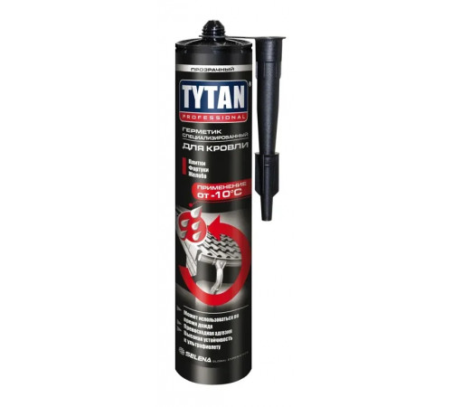 Герметик специализированный для кровли прозрачный TYTAN Professional 310 мл