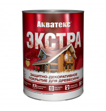 Основа алкидная Акватекс ЭКСТРА 0,8л (груша) двойная УФ-защита, воск, масло, нанесение на олифу