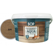 Пропитка защитная БОР AQUA для наружных и внутренних работ ДУБ 2,3кг