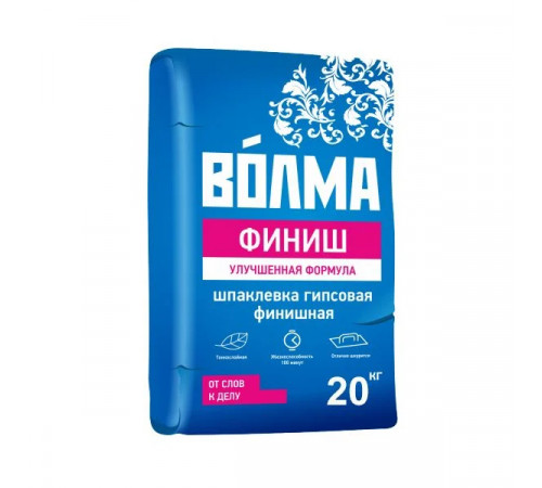 Шпаклевка гипсовая ВОЛМА ФИНИШ финишная 20 кг