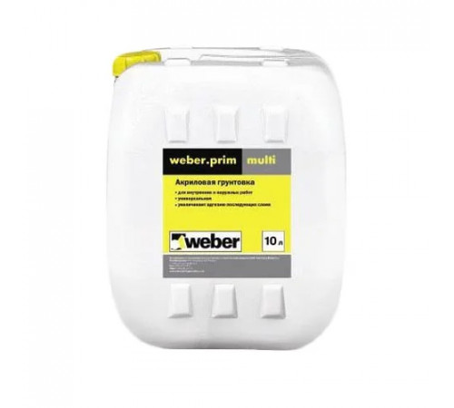 Грунт укрепляющий WEBER.PRIM MULTI белый 10 л
