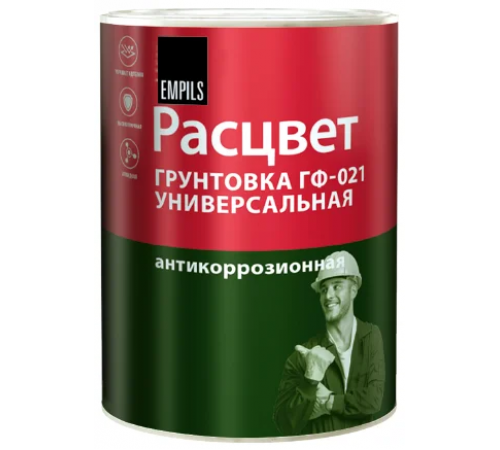Грунтовка ГФ-021 белая 0,9кг универсальная РАСЦВЕТ 5695