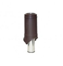 Выход вытяжки вентиляционный изолированный KROVENT Pipe-VT 125is 125/206/500 коричневый