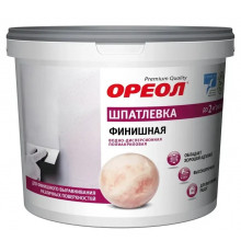 Шпатлевка ОРЕОЛ финишная ВД полиакриловая для внутренних работ 1,5кг