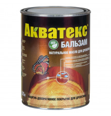 Масло натуральное Акватекс БАЛЬЗАМ (эбеновое дерево) 0,75л