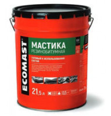 Мастика ECOMAST резинобитумная 21,5л