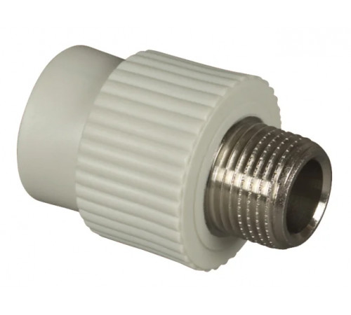 Муфта комбинированная PPR 25x1/2" с наружной резьбой Россия