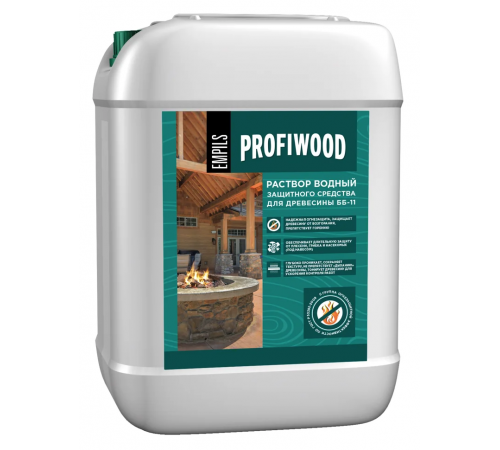 Огнебиозащита PROFIWOOD 2гр. огнезащиты ББ-11 ГОСТ (средней концентрации) 10кг.