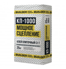 Клей плиточный BUILDER КП-1000 для керамической плитки 25 кг