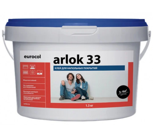 Клей для напольных покрытий универсальный Arlok 33 1,3кг