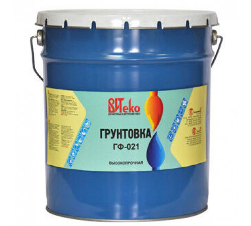 Грунтовка ГФ-021 серая 20кг ВИТЕКО