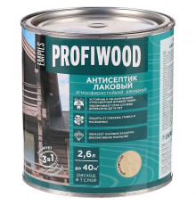 Антисептик EMPILS PROFIWOOD лаковый атмосферостойкий алкидный бесцветный 8 кг