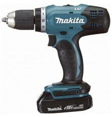 Дрель-шуруповерт аккумуляторная Makita DDF453 SYE,18В, 1,5Ач, Li-ion, 42Нм,2акк, кейс