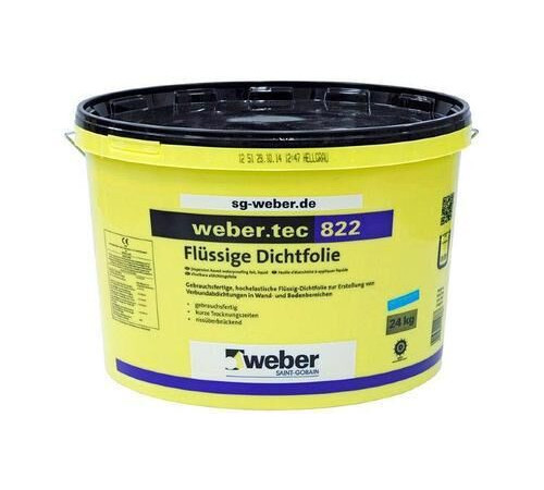Мастика гидроизоляционная WEBER.TEC 822 разных цветов 24 кг