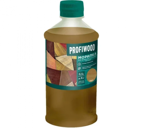 Морилка водная PROFIWOOD орех 0,5 л