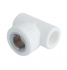 Тройник комбинированный PPR 20x1/2" с внутренней резьбой Россия