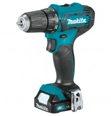 Дрель-шуруповерт аккумуляторная Makita DF333DWYE 10.8 В, 1,5Ач, Li-ion, 30 нм, 2акк, кейс