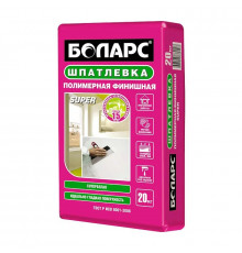 Шпаклевка полимерная БОЛАРС СУПЕР финишная белая 20 кг
