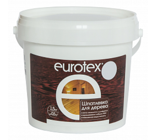 Шпатлевка по дереву акриловая ДУБ 1,5кг Eurotex