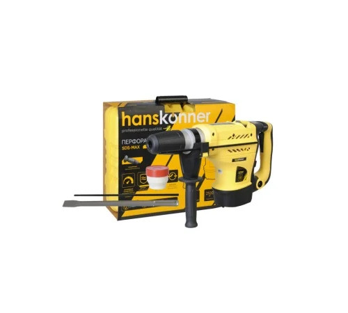 Перфоратор Hanskonner 2100Вт, 52мм, 20Дж, 320-550об/мин, SDS-MAX, конст эл-ка