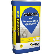 Наливной пол WEBER.VETONIT 3000 суперфинишный 20 кг