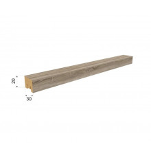Рейка интерьерная на основе МДФ STELLA Милана Дуб Винтаж 20*30*2700