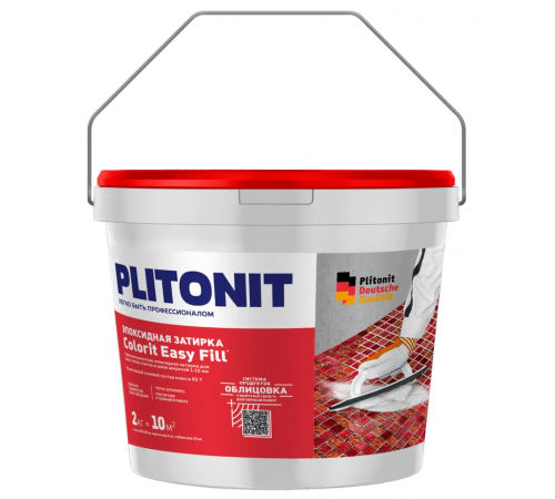 Затирка эпоксидная PLITONIT Colorit Easy Fill цвет серебристо-серый 2 кг