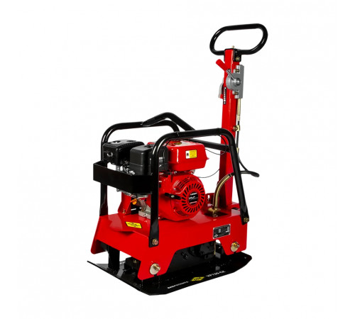 Виброплита DDE VP130-СK (дв. Loncin, 6,5 л.с., плита 630×400 мм, до 350 кв. м/час, 135 кг, гл. упл. 50 см, колеса, реверс)