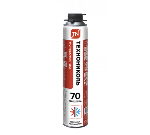 Пена монтажная профессиональная ТЕХНОНИКОЛЬ 70 PROFESSIONAL всесезонная 100