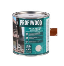 Антисептик EMPILS PROFIWOOD лаковый атмосферостойкий алкидный красное дерево 2,4 кг