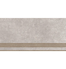 Керамогранит GLOBAL TILE Coral Rock_GT серый Ступень 30x60 арт.ST183VG