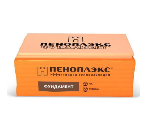 Пенополистирол Пеноплэкс Пеноплекс Фундамент плиты 50x585x1185 в упак.7плит, 0,2429м3, 4,85 м2