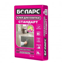 Клей плиточный БОЛАРС СТАНДАРТ для внутренних и наружных работ 25 кг