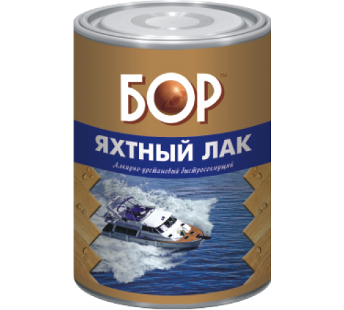 Лак яхтный глянцевый БОР алкидно-уретановый 8кг